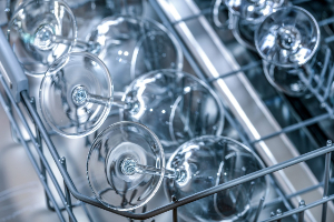 Trinkwasser, genutzt in Haushaltsgeräten wie z.B. Geschirrspüler