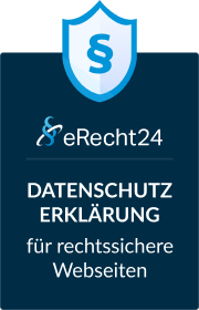 Datenschutzerklärung gemäß eRecht24